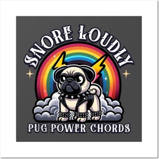Pug Rock Heavy Metal Posters and Art